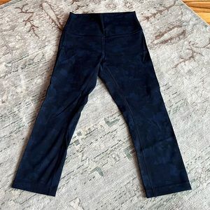 Lululemon wunder under high rise crop 21”